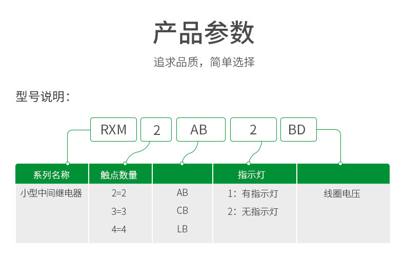 施耐德繼電器代理談施耐德中間繼電器型號字母含義